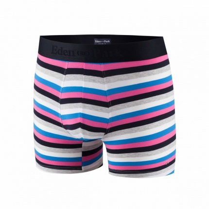 EDEN PARK Boxer / Shorty E644E92 Rayures Roses Bleues