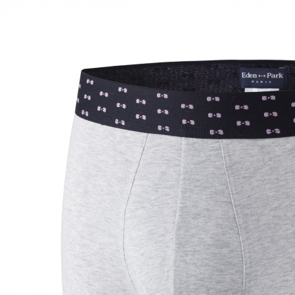 Eden Park Boxer E644F07 Numero 10 - Gris Mlang