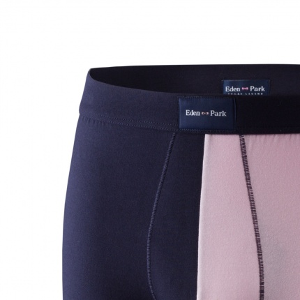 Eden Park Boxer E644D70 Marine et Rose
