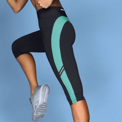 Anita Active 1685 Legging fitness Bleu Piscine Anthracite