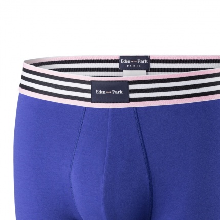 Eden Park Pack de 2 Boxers E657E38 Majorelle et Marine