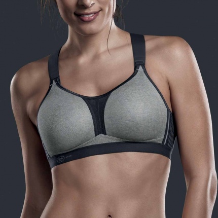 Anita Active 5537 Soutien-Gorge Sport DynamiX Star Gris Chin