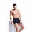 EDEN PARK Boxer / Shorty E201E88 Noeud Papillon rose Fond Noir - Marine
