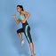 Anita Active 1685 Legging fitness Bleu Piscine Anthracite
