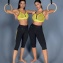Anita Active 1685 Legging fitness Jaune Anthracite